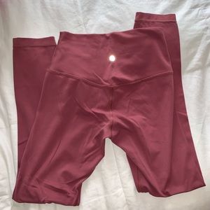 DUSTY ROSE LULULEMON ALIGN full length leggings